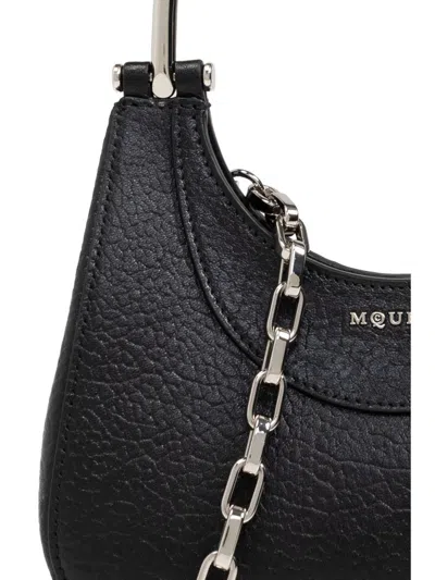 Alexander Mcqueen T-bar Mini Handbag In Black