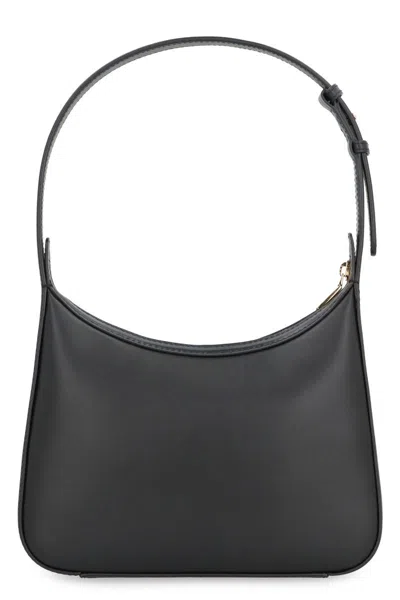 Dolce & Gabbana Leather Tote Bag With Logo Plaque In Black