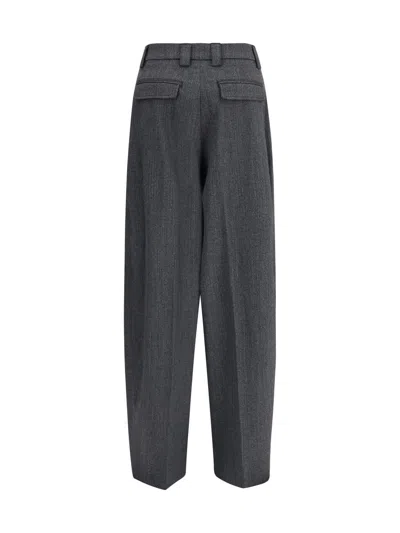 The Latest L-blend Tapered Pants With Dart In Gray