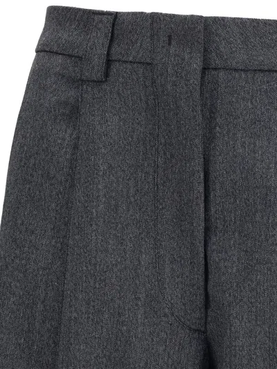 The Latest L-blend Tapered Pants With Dart In Gray
