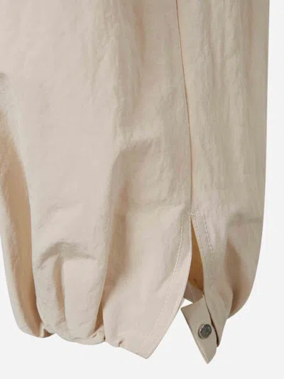Jacquemus Calisson Pleated Trousers In White