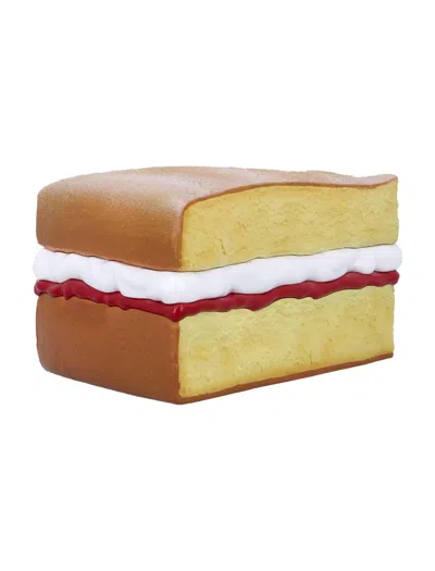 Jw Anderson Victoria Sponge Cake Clutch In Brown
