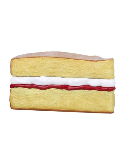 Jw Anderson Victoria Sponge Cake Clutch In Brown