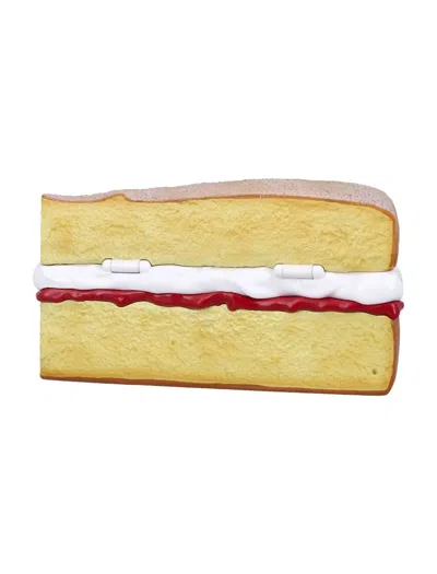 Jw Anderson Victoria Sponge Cake Clutch In Brown