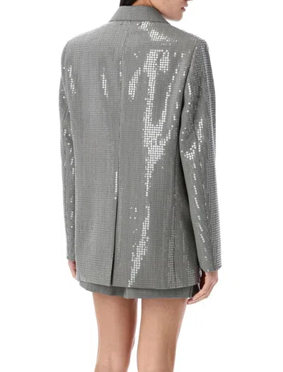 Golden Goose Double-breasted Boyfriend Jacket In Gray