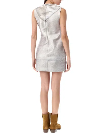 Jw Anderson Hoodie Printed Dress In Gray