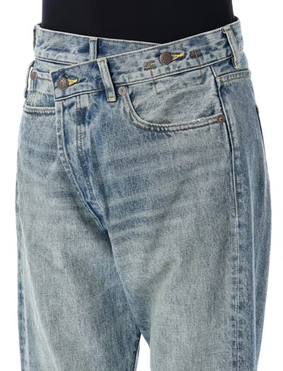 R13 Crossover Jeans In Blue