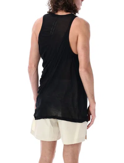 Rick Owens Anthem Tank Top In Black
