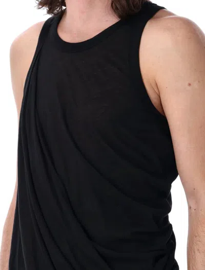 Rick Owens Anthem Tank Top In Black