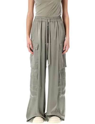 Rick Owens Drawstring Sweatpants In Green