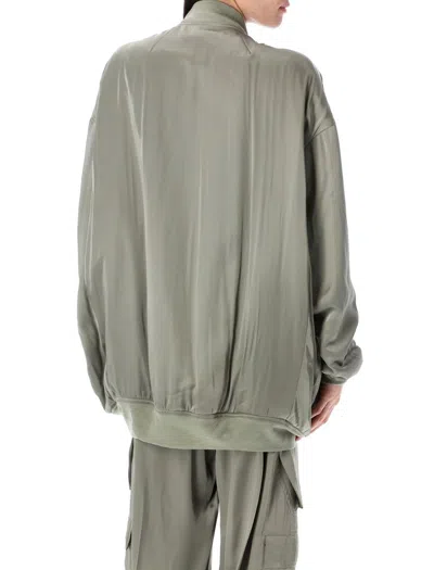 Rick Owens Flight Peter Bomber Jacket In Gray