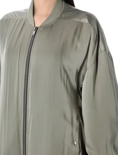 Rick Owens Flight Peter Bomber Jacket In Gray