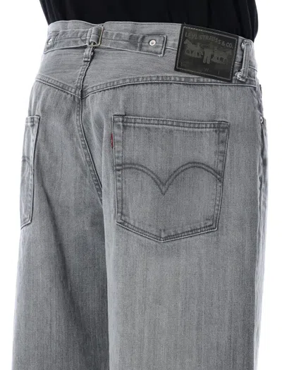 Junya Watanabe Oversized Denim Pants In Gray