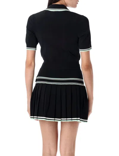 Casablanca Sa Su Phi Grey Virgin Wool Cashmere Coat In Black