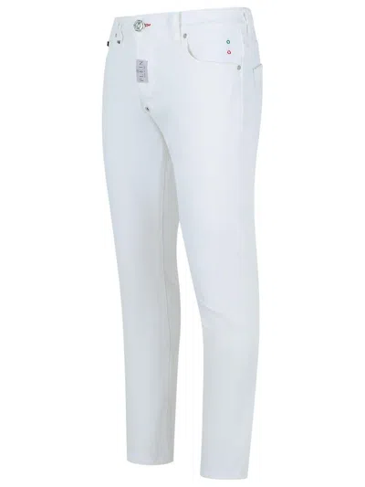 Philipp Plein 'skinny' White Cotton Jeans In White