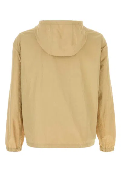 Burberry Beige Nylon Blend Jacket In Neutral