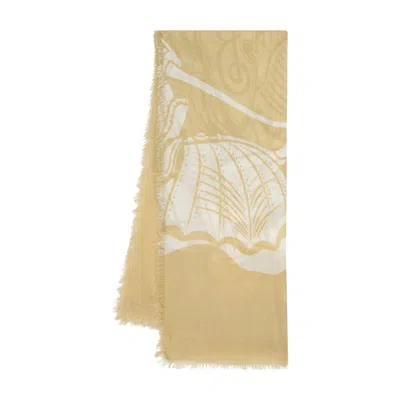 Burberry Large Scarf In Neutral