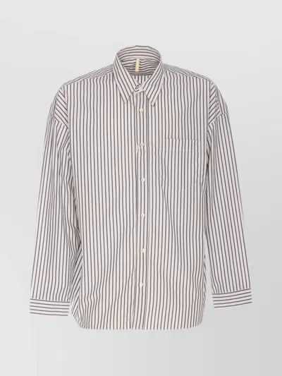 Sunflower Striped Long Sleeve Button-down Shirt In Multi