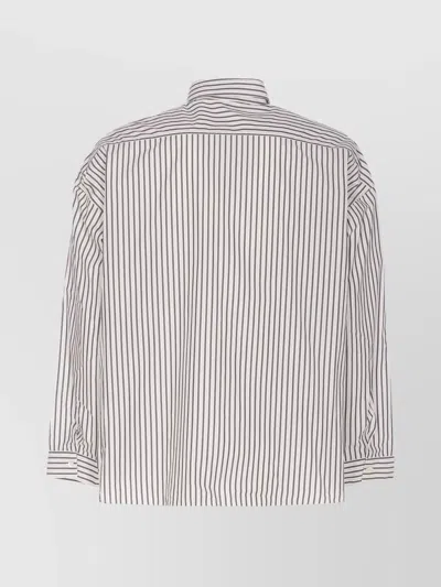 Sunflower Striped Long Sleeve Button-down Shirt In Multi