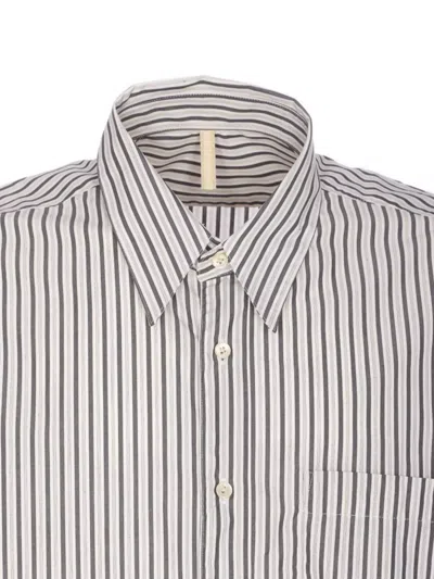 Sunflower Striped Long Sleeve Button-down Shirt In Multi