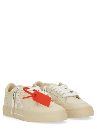 Off-white Arrows Leather Sneakers In Neutral