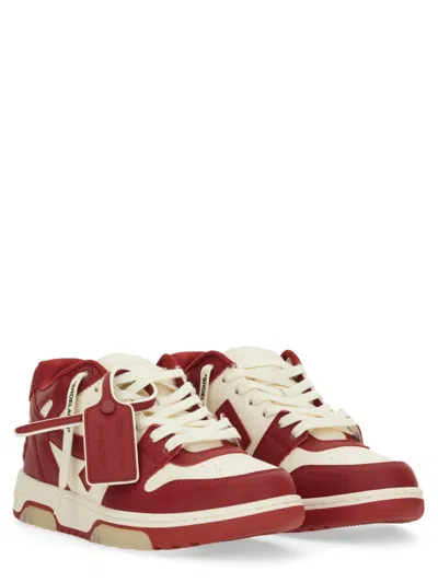 Off-white Out Of Office Sneakers In Red