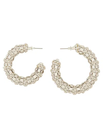 Magda Butrym Asymmetrical Earrings In Silver