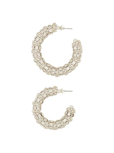 Magda Butrym Asymmetrical Earrings In Silver