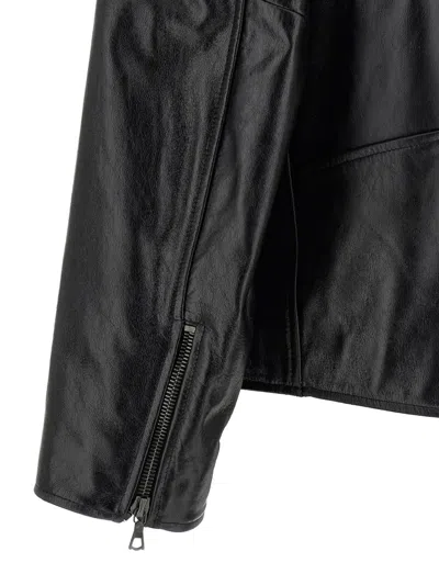 Dries Van Noten Lodz 2370 Belted Jacket With Floral Detail In Black