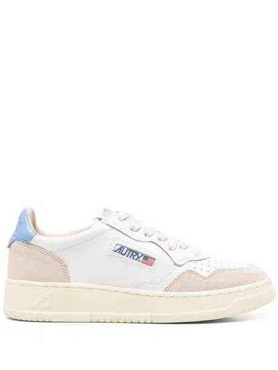 Autry Logo-patch Low-top Sneakers In White