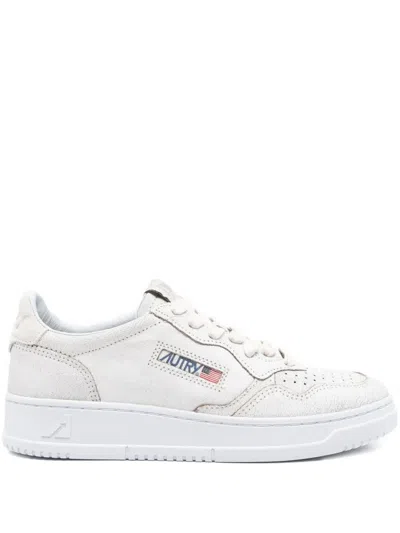 Autry Medalist Leather Low-top Sneakers In Multi