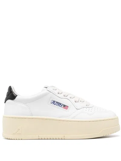 Autry Sneakers Medalist Platform In White