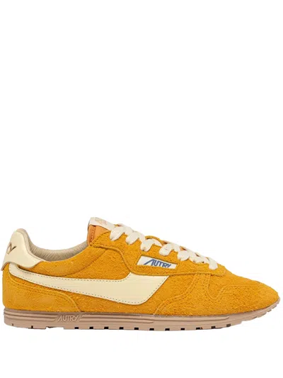 Autry Mineral Yellow Windspin Sneaker In Yellow