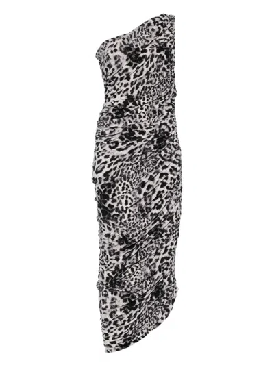 Norma Kamali Diana Midi Dress In Black