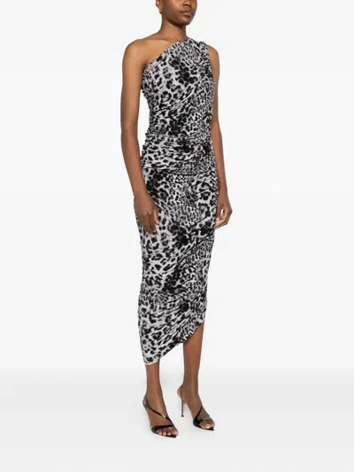 Norma Kamali Diana Midi Dress In Black