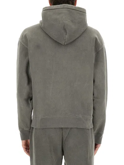 Our Legacy Hooded Sweater Front Pockets In Black