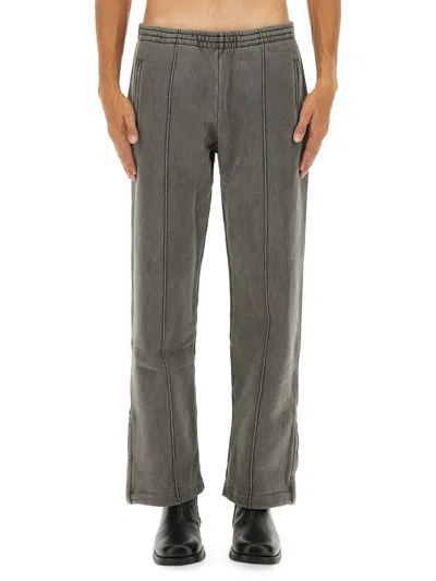 Our Legacy Comfortable Straight Leg Trousers With Seam Detail In Gray