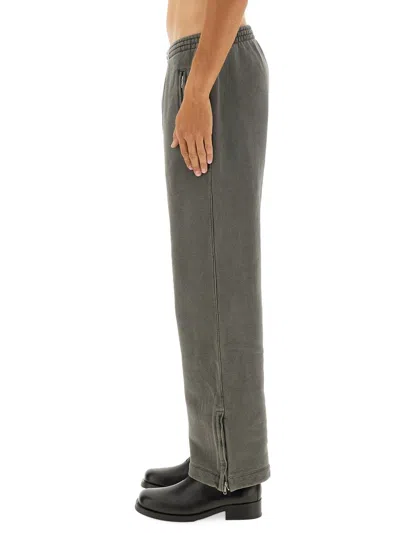 Our Legacy Comfortable Straight Leg Trousers With Seam Detail In Gray