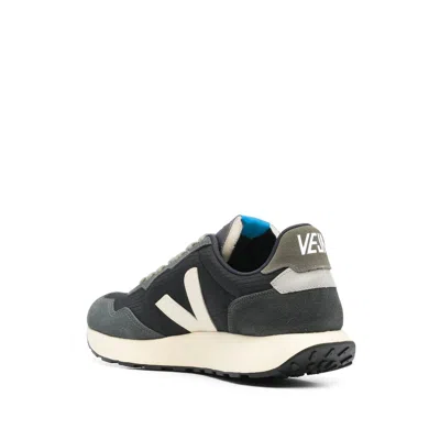 Veja Leather Sneakers In Black