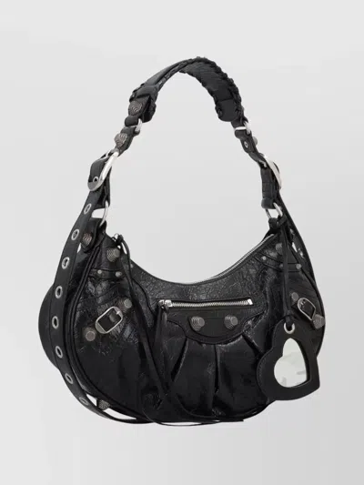 Balenciaga Shoulder Bag Le Cagole Xs In Leather In Black