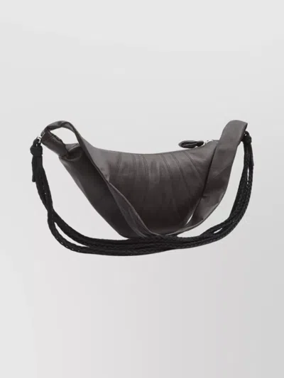 Lemaire Women Braid Croissant Medium Leather Shoulder Bag