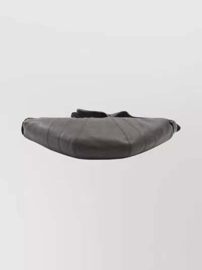 Lemaire Women Braid Croissant Medium Leather Shoulder Bag