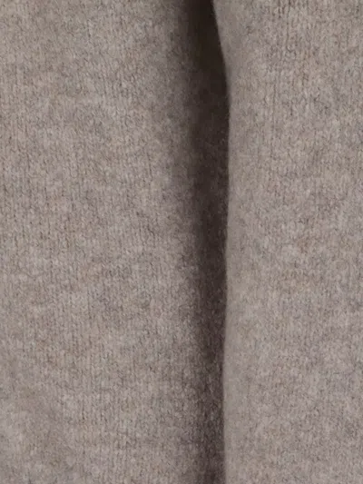 C.p. Company Merino Extrafine Turtleneck Knit Sweater In Neutral