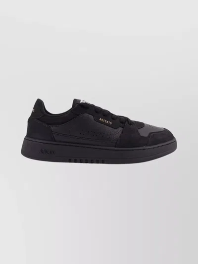Axel Arigato Dice Lo Leather And Suede Low-top Sneakers In Black