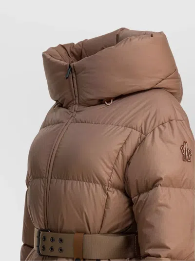 Moncler Nisene Short Down Jacket In Brown