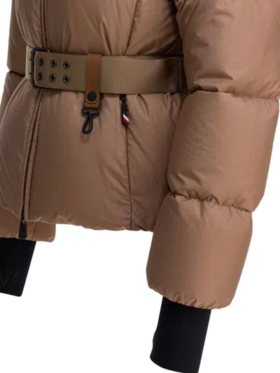 Moncler Nisene Short Down Jacket In Brown