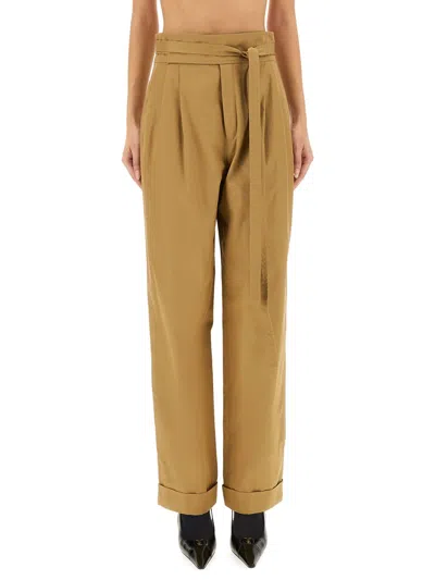 Saint Laurent Pants "gurhka Serge" In Brown