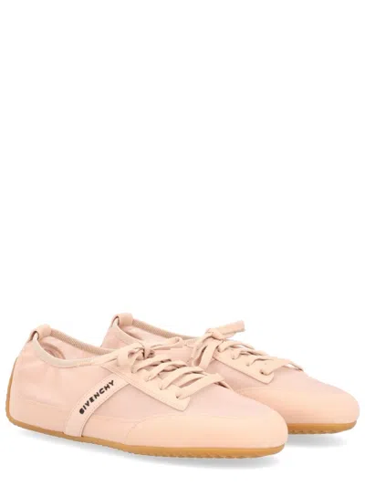 Givenchy Pink Sneaker With Logo Lettering On The Side In Fabric Woman In Pink