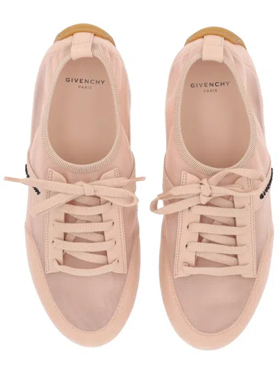 Givenchy Pink Sneaker With Logo Lettering On The Side In Fabric Woman In Pink