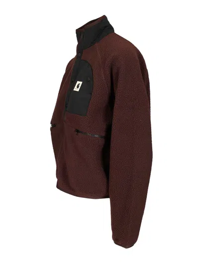 Carhartt W' Flynn Fleece Jacket Polyester Fleece Jackets Brown In Black